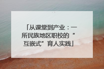 从课堂到产业：一所民族地区职校的“互嵌式”育人实践